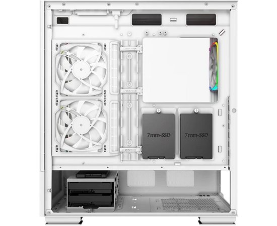  Корпус Montech Sky Two White (SKYTW) / ATX / 4x120mm ARGB fans hub 