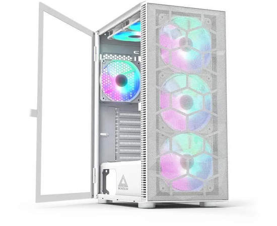  Корпус Montech X3 Mesh White (X3MW) / ATX / 3x140mm 3x120mm FRGB fans 