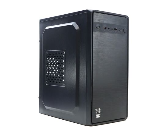  Корпус BaseTech M3401 (BT-M3401-500W-B), mATX, Mini-Tower, черный, 500 Вт 