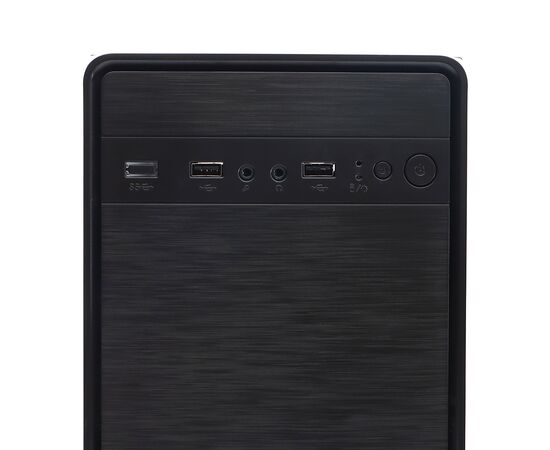  Корпус BaseTech M3401 (BT-M3401-500W-B), mATX, Mini-Tower, черный, 500 Вт 