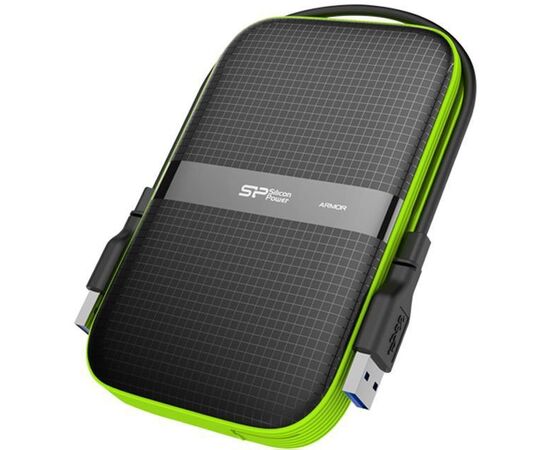  Внешний HDD 4TB Silicon Power Armor A60 (SP040TBPHDA60S3K), 2.5", USB 3.1, Черный 