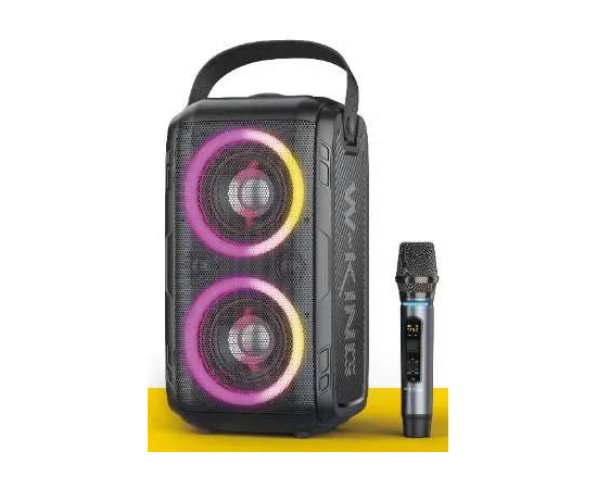  Портативная колонка W-King T9 (One mic) (черный) 