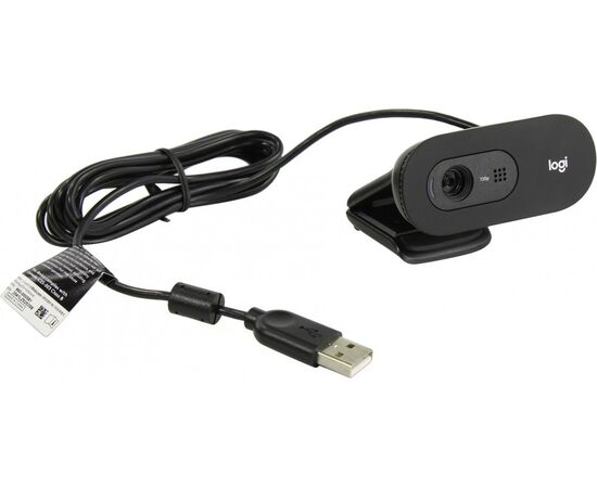  Web камера Logitech C505e (960-001373) черный 
