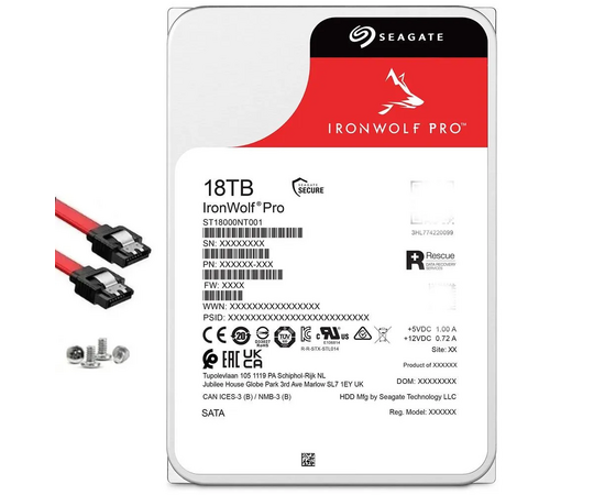  HDD Seagate Ironwolf Pro ST18000NT001 SATA-III 18TB NAS 512E (7200rpm) 256Mb 3.5" 