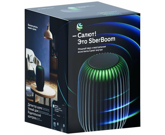  Акустическая система SBER серии SberBoom модели SBDV-00090, цвет черный 