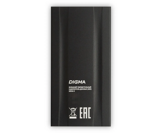  SSD Digma Mega X (DGSM8004T2MGG), 4ТБ, темно-серый 
