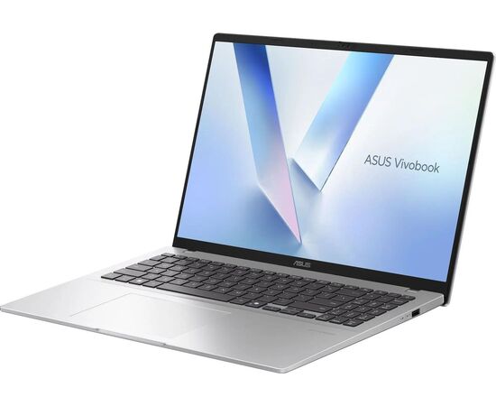  Ноутбук Asus VivoBook 16 M1607KA-MB037 (90NB15F2-M001C0) Ryzen AI 5 340 16Gb SSD512Gb AMD Radeon 840M 16" IPS WUXGA (1920x1200) без ОС silver WiFi 