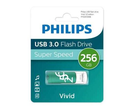  USB-флешка PHILIPS Vivid3.0 (FM25FD00B/97) 256GB, USB 3.0 