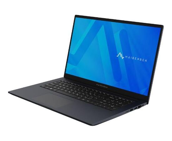  Ноутбук Maibenben M17A-R343UM (M17A-R758UMB1SLURE3) 17.3" FHD IPS, AMD R7-5825U, 8Gb, 512Gb SSD, Linux, синий (мышка + коврик) 