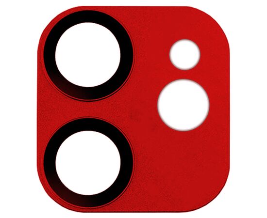  Защитное стекло на заднюю камеру COTEetCI Lens Film для iPhone 12 6.1", красный 