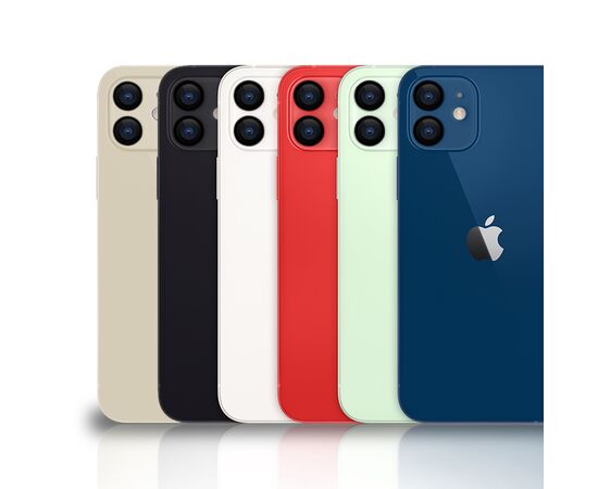  Защитное стекло на заднюю камеру COTEetCI Lens Film для iPhone 12 6.1", красный 