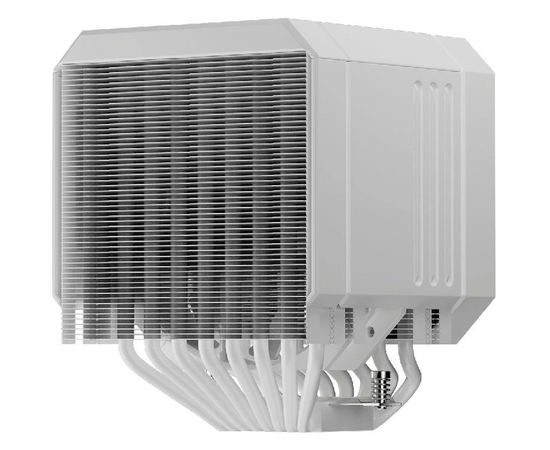  Кулер upHere UP2T8 White / 8HPx6mm, 280W TDP, dual tower, 2x120mm fans, 600-1650RPM, 68 CFM, 25dBA 