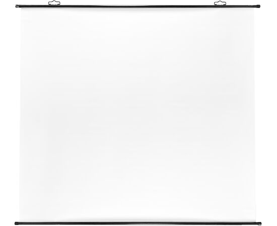  Экран Cactus CS-PSRM-150X150-BK Map type 1:1 настенно-потолочный рулонный черный 
