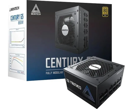  Блок питания MONTECH Century Gold G5, 850Вт, 120мм, retail 