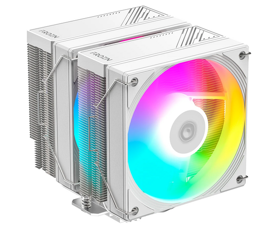  Кулер ID-COOLING Frozn A620 Pro SE ARGB White LGA1851/1700/1200/115X/AM5/AM4 (TDP 260W, PWM, белый, 6 тепл.трубок + медная база, Dual ARGB Fan) 